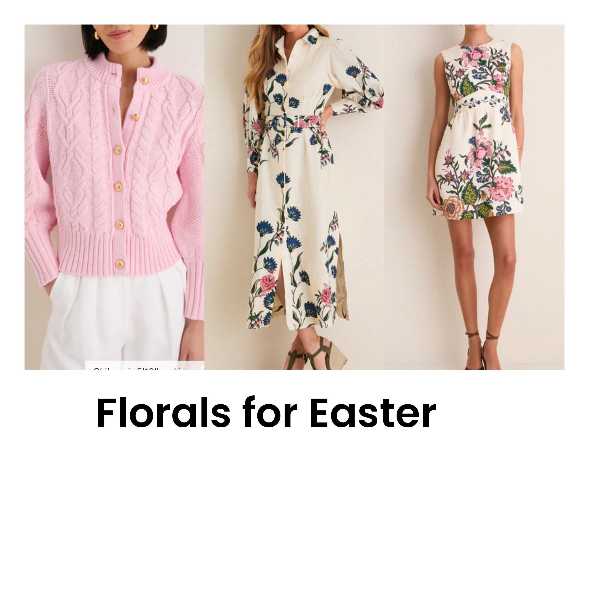 Found the perfect florals for Easter and this pink sweater for layering! 

#LTKspring #LTKOver40 #LTKSeasonal