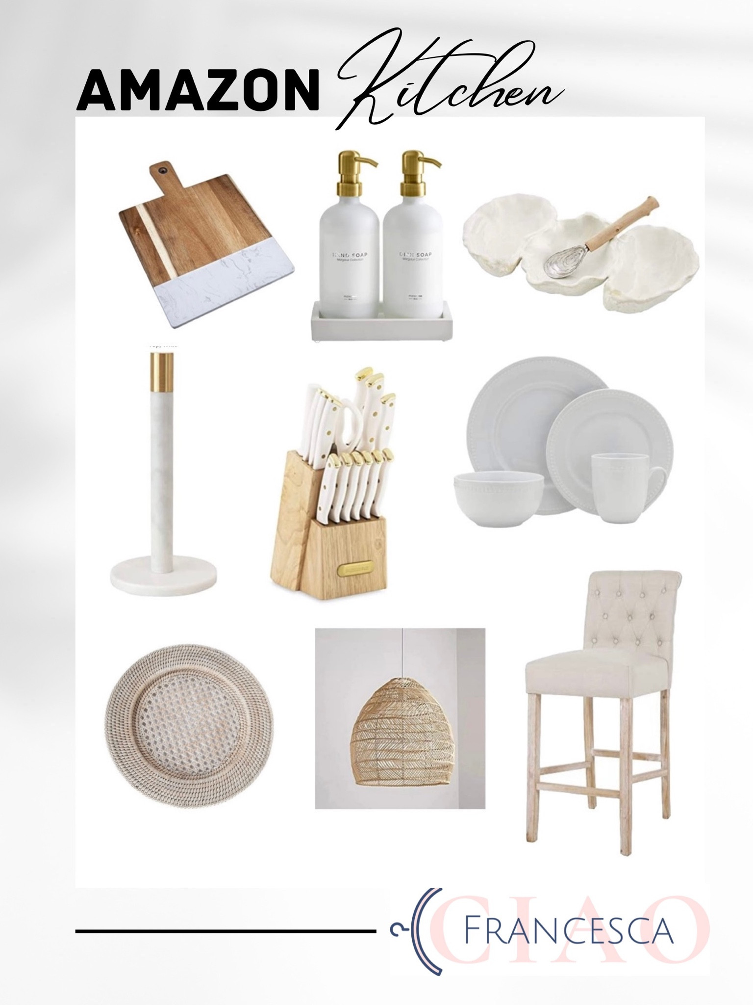 Amazon kitchen finds. Barstool. Serving plates. 

#LTKunder100 #LTKhome #LTKunder50