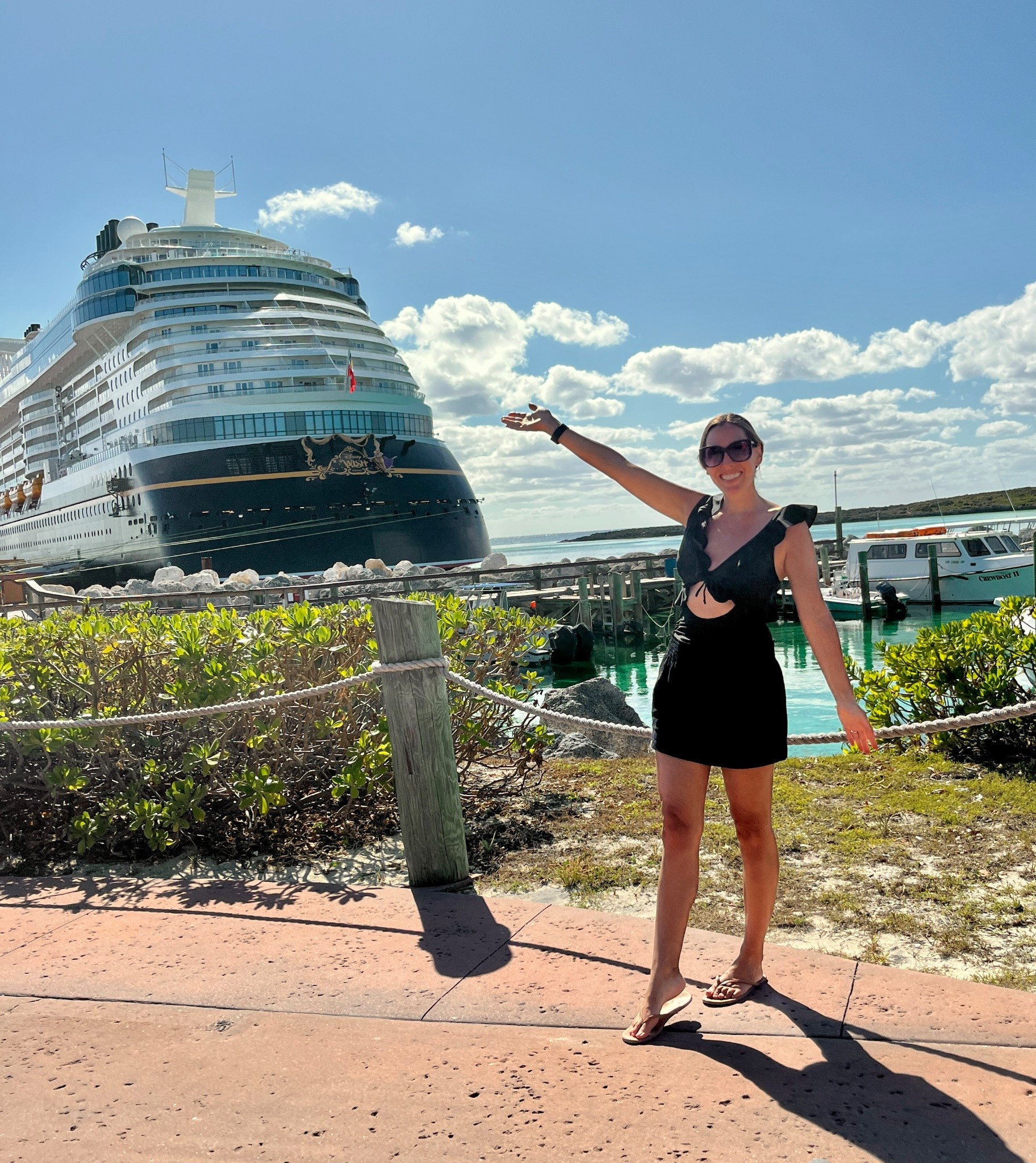 Disney cruise private island!🚢🌴
Swimsuit size medium 
Shorts size medium 
These shorts are my new fav!!

#LTKSpringSale #LTKSwim #LTKTravel