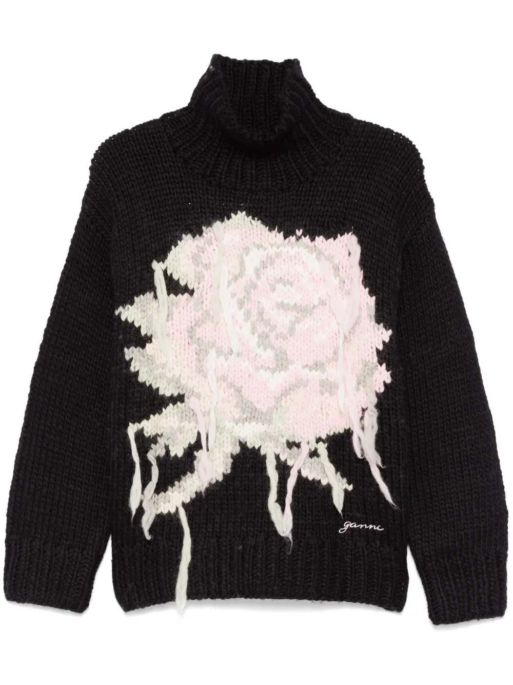 rose-intarsia sweater | Farfetch Global