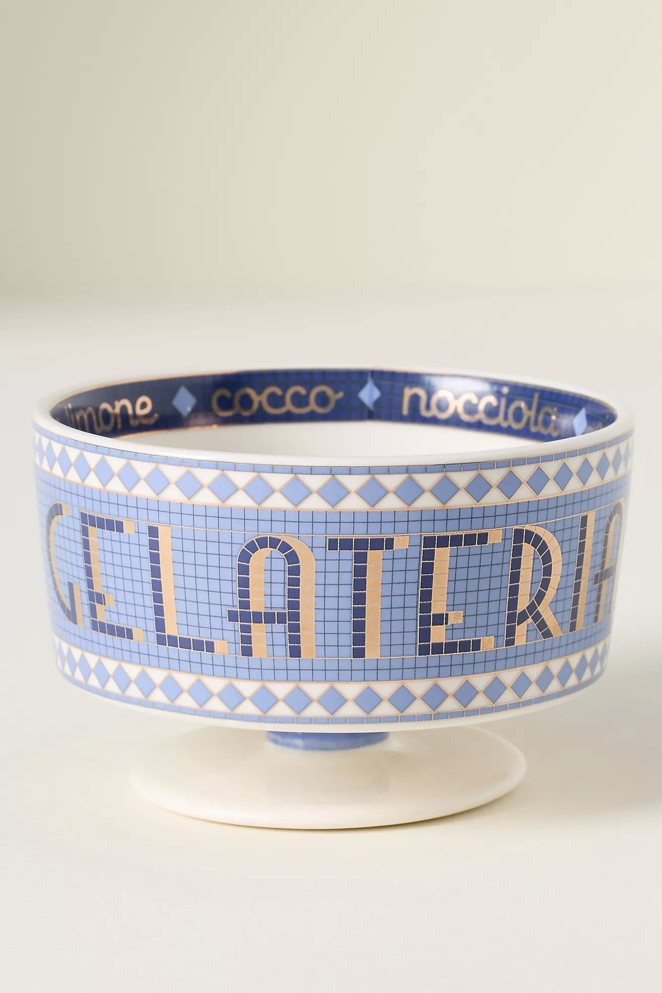 The Bistro Tile Stoneware Gelato Bowl: Italia Edition | Anthropologie (UK)