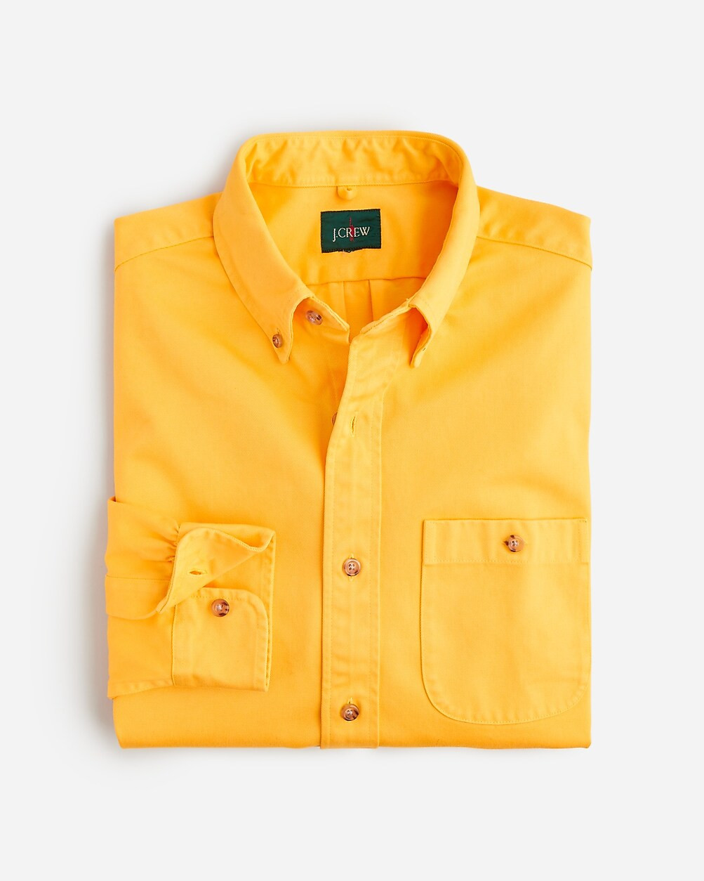 Relaxed garment-dyed heavyweight twill shirt | J. Crew US