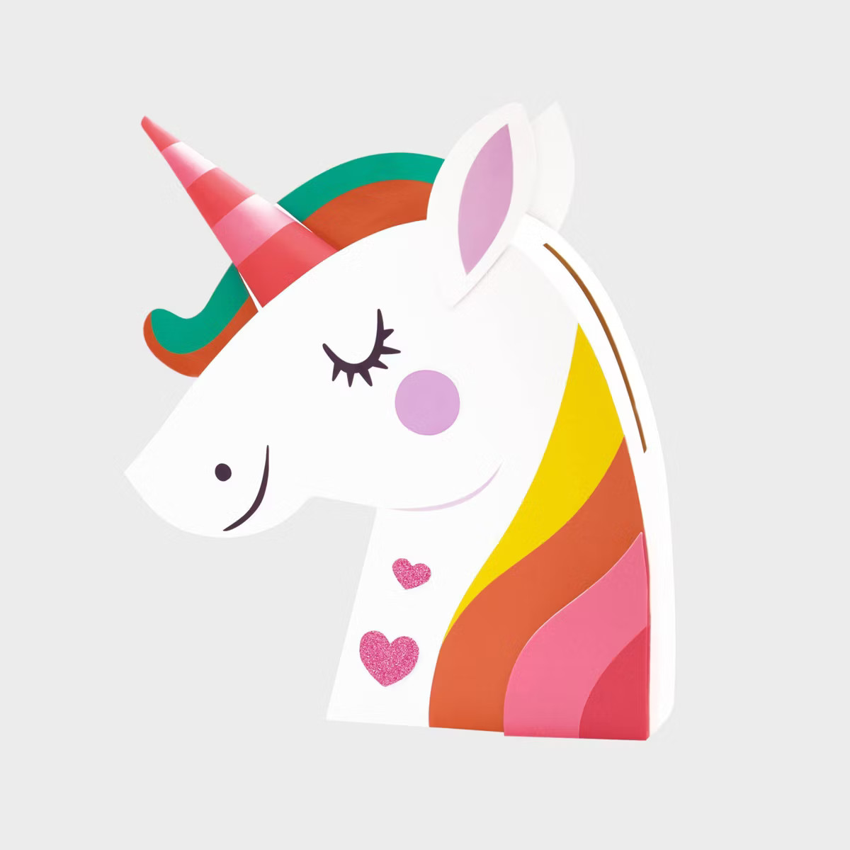 12pc Valentine's Day Unicorn Mailbox Paper Craft Kit - Spritz™ | Target