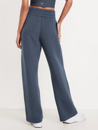 High-Waisted Bounce Fleece Wide-Leg Sweatpants | Old Navy (CA)