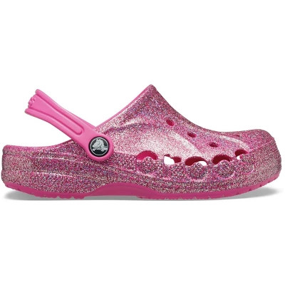 Crocs Kids Baya Glitter Clogs, Glam Glitter, C11 | Target