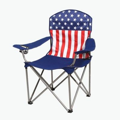 Kamp-Rite KAMPAFC141 Outdoor Camping Furniture Beach Patio Sports Folding Quad Lawn Chair with Cu... | Target