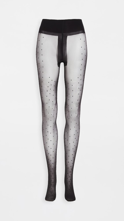 Click for more info about Stems Paris Edit - Sheer & Double Dots Tights | Shopbop