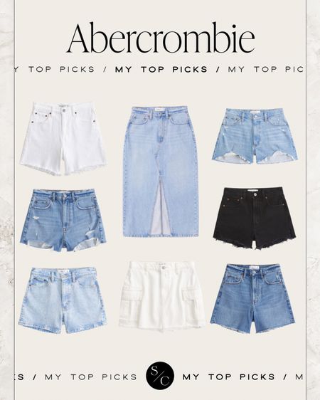 Abercrombie ~ Top Denim Picks

Denim shorts, summer style, resort wear, spring outfit 

#LTKstyletip #LTKsalealert #LTKfindsunder100
