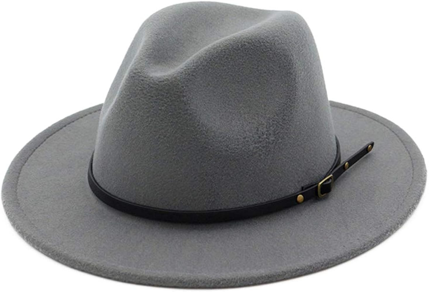Lisianthus Women Belt Buckle Fedora Hat | Amazon (US)