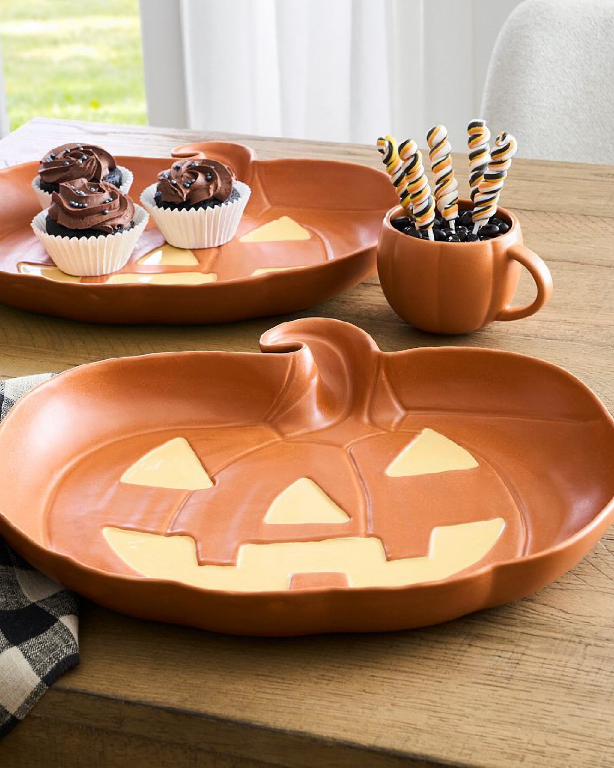 Pumpkin Stoneware - Pumpkin mugs & pumpkin platter for all your festive holiday celebrations.

#LTKHalloween #LTKhome #LTKparties