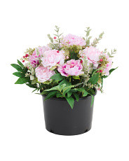 23in Outdoor Safe Peony Drop In Arrangement | TJ Maxx