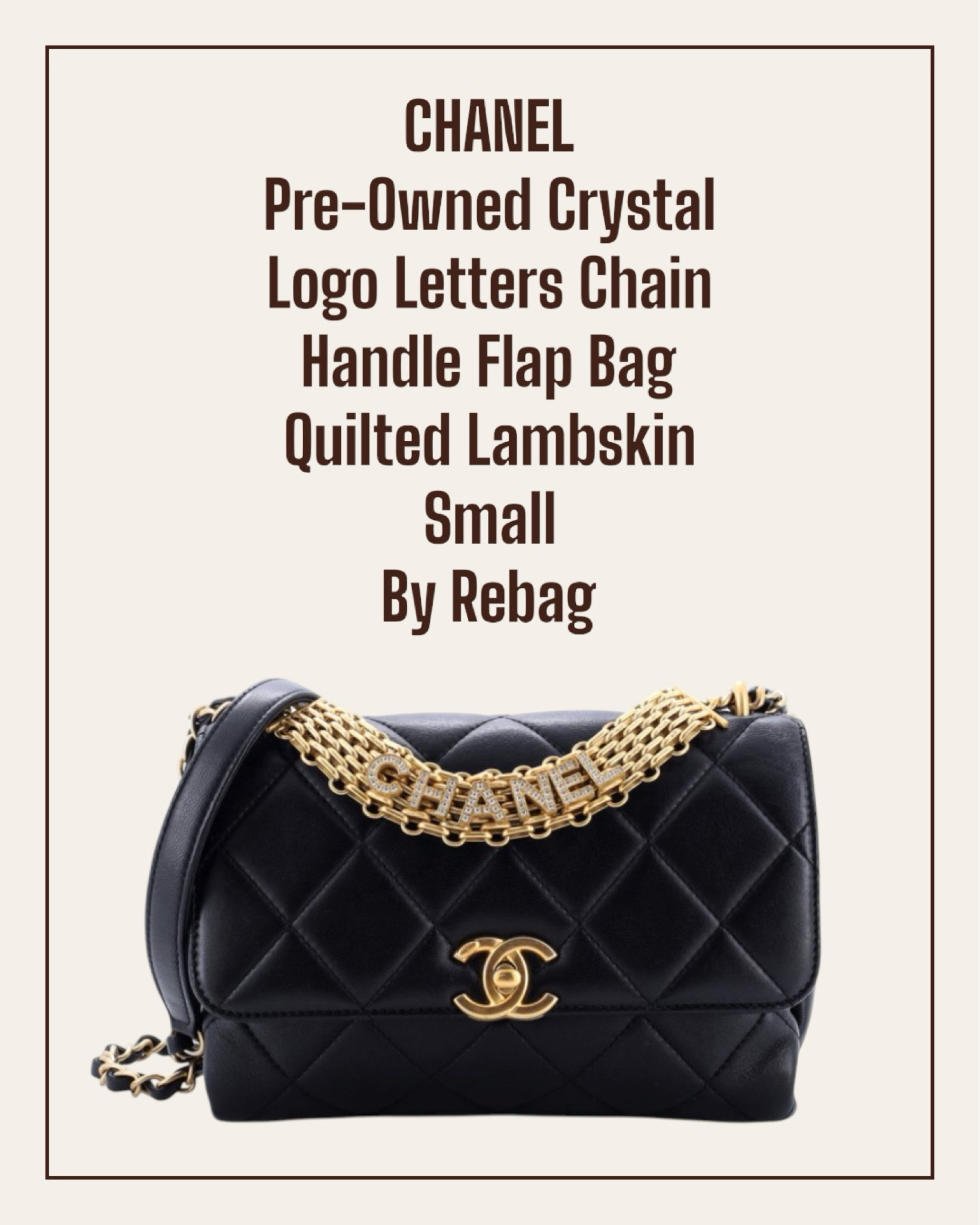 Chanel preowned handbag. 
#chanel
#preowned
#designerbags

#LTKworkwear #LTKitbag