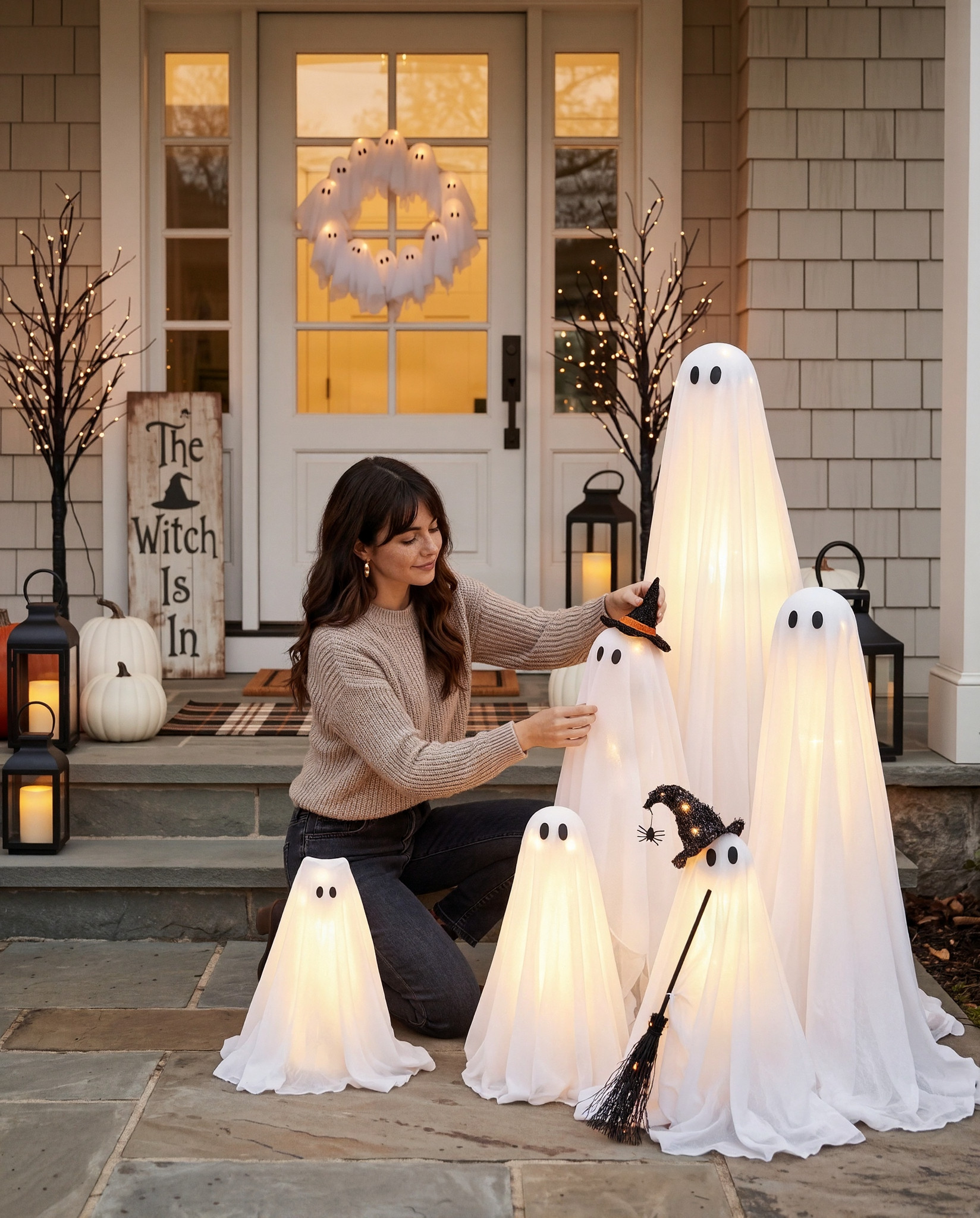 Light Up Halloween Ghosts 
BUY HERE: https://bit.ly/4h8aU4K

#porchdecor #halloweendecorations #Halloween2026 #HalloweenDecorIdeas #halloweendecorating #halloweenishere #CommissionsEarned 

 #LTKSeasonal #LTKHome #LTKSaleAlert