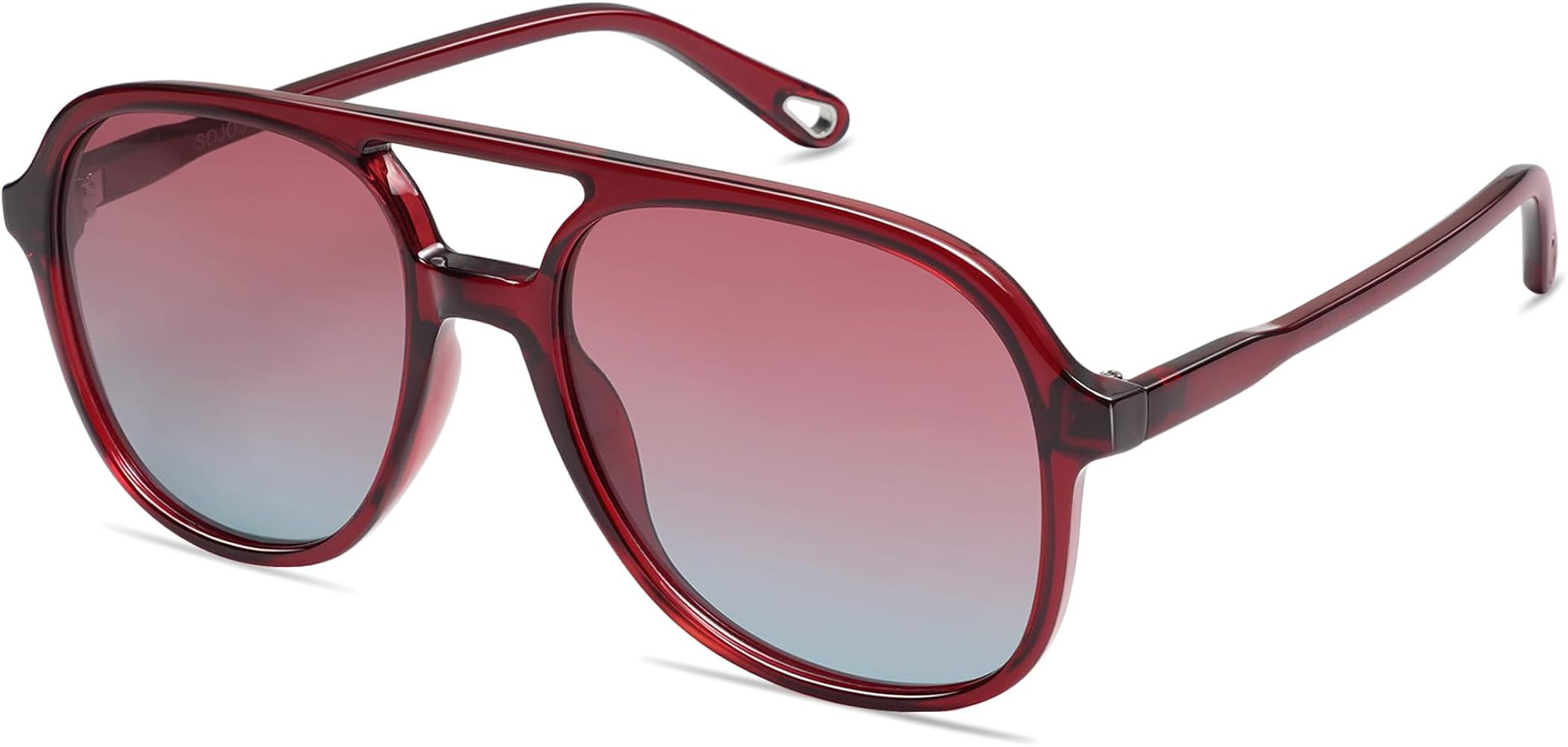 SOJOS Retro Polarized Aviator Sunglasses Womens Mens Classic 70s 80s Vintage Trendy Square Aviato... | Amazon (US)