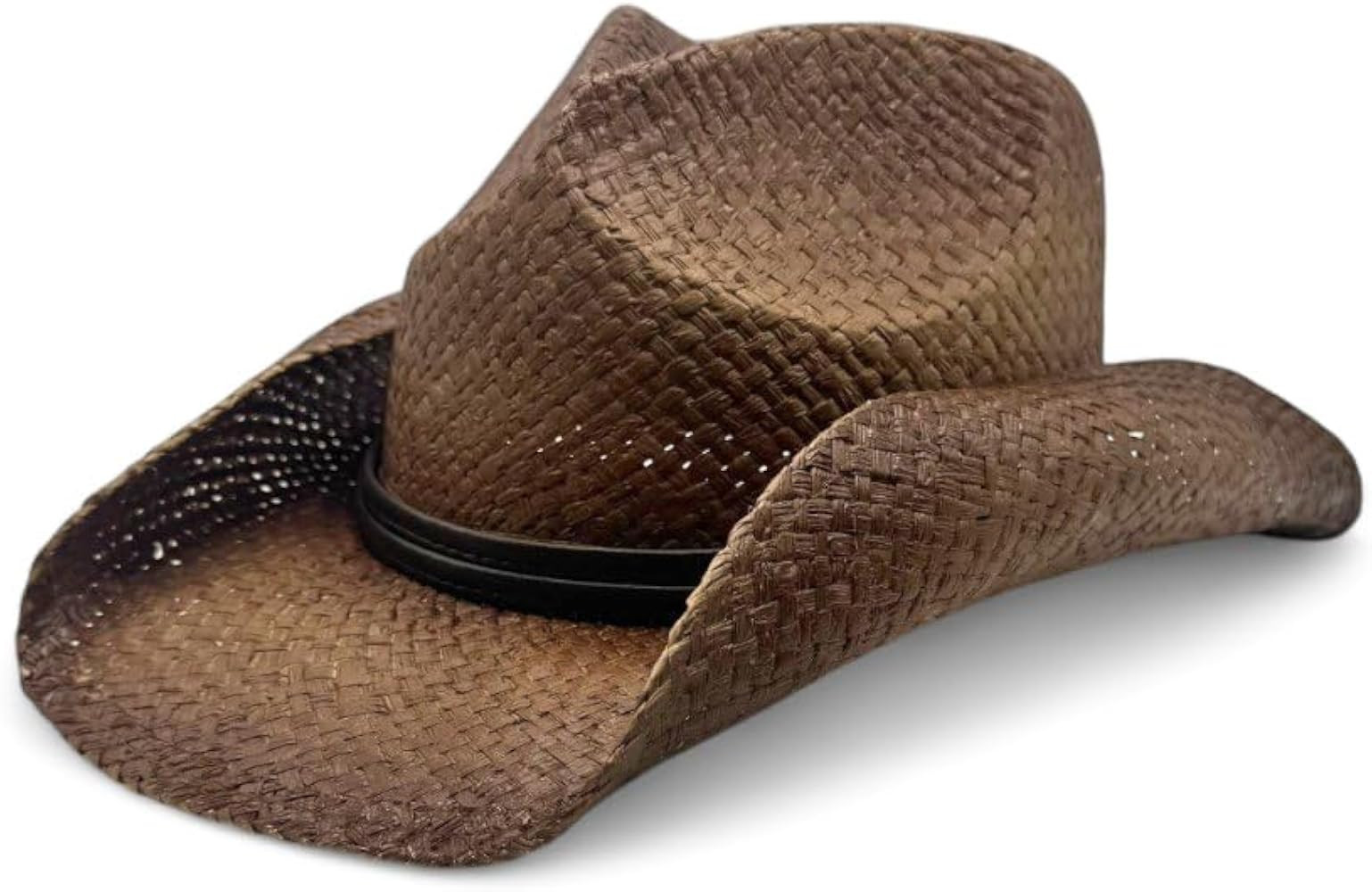 Peter Grimm Straw Round Up Cowboy Hat – Stylish and Versatile Straw Hat for Men and Women - One Size | Amazon (US)