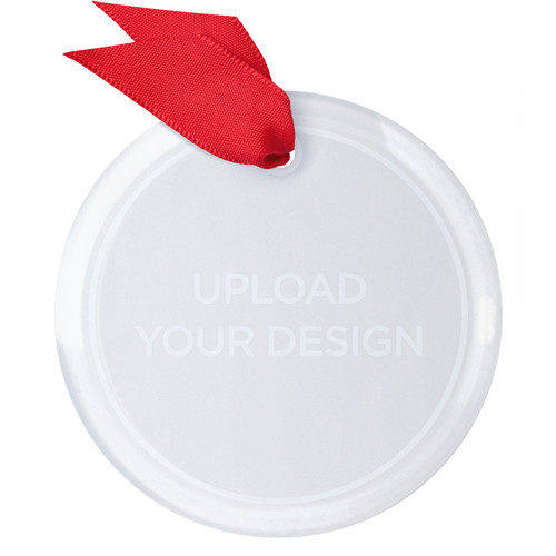 Upload Your Own Design Glass Ornament | Shutterfly