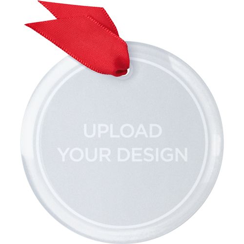 Upload Your Own Design Glass Ornament | Shutterfly