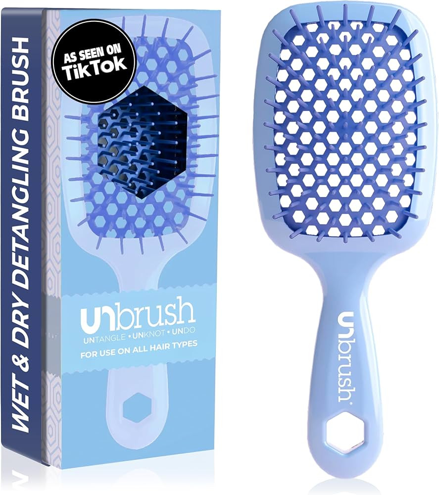 FHI Heat UNbrush Detangling Brush for Pain-Free Brushing on All Wet or Dry Hair Types — Durable... | Amazon (US)