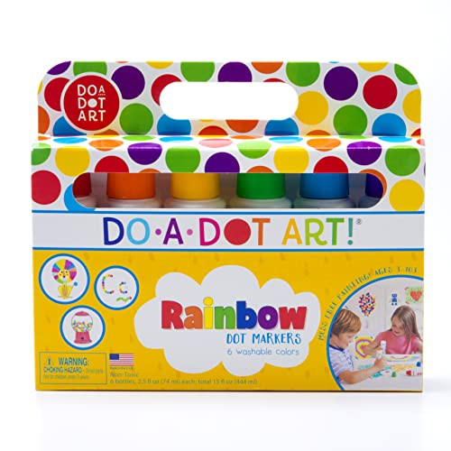 Do A Dot Art! Markers 6-Pack Rainbow Washable Paint Markers, The Original Dot Marker | Amazon (US)