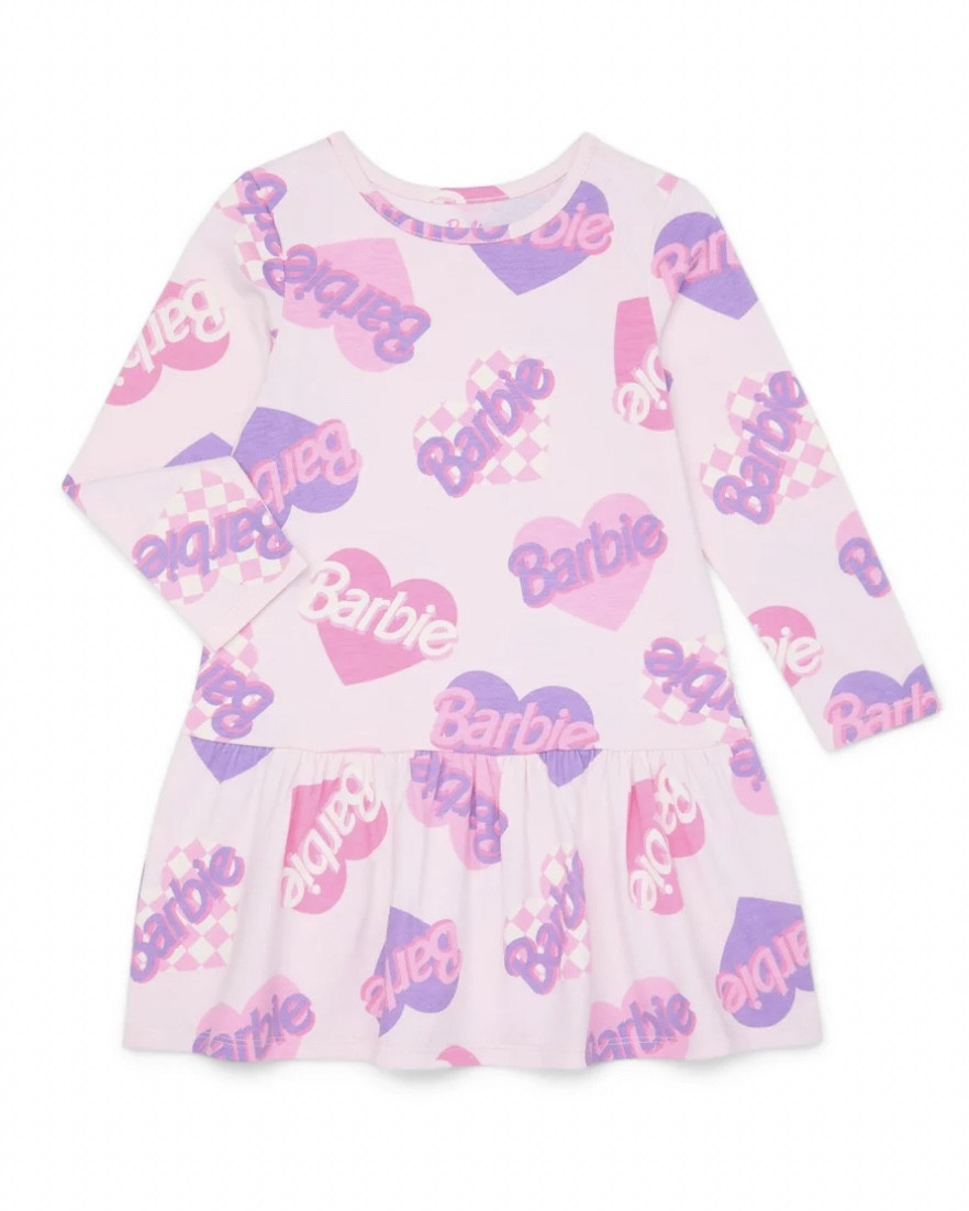 My barbie girls love their barbie clothes! Fit is TTS 