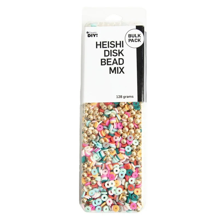 Cousin DIY Pastel Heishi Bead Mix Unisex for Adults & Teens, with Gold Spacers, Model# 69995004,1... | Walmart (US)