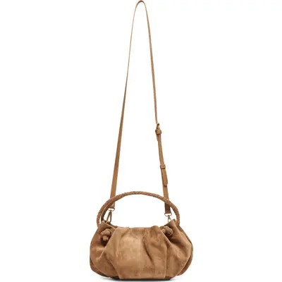 Dolce Vita Cocoa Leather Crossbody Bag in Dark Tan at Nordstrom | Nordstrom