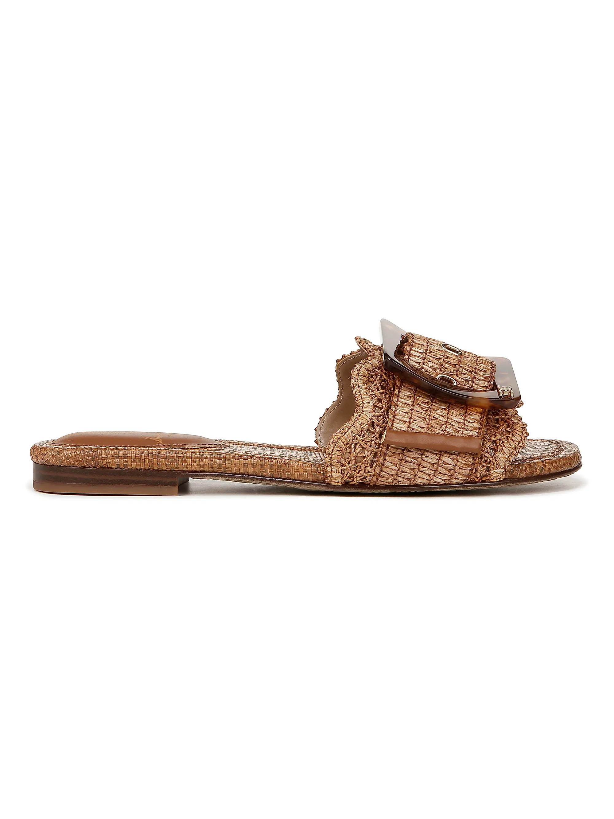 Bambi Buckle Slide Sandals | Saks Fifth Avenue