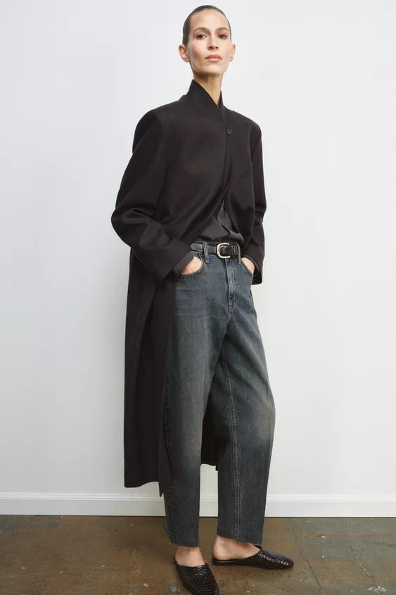 ZW COLLECTION BARREL HIGH-WAIST JEANS | Zara UK