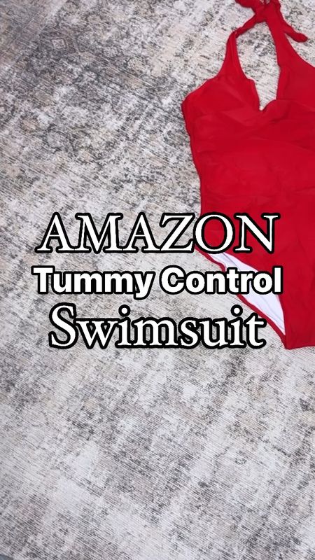 This one piece swimsuit is so good! Halter neck style, crisscross at the bus lifts the girls. Rushing in the belly area is so flattering, and the back is full coverage. Available in a ton of different colors, wearing size small. 5’5” 125 lbs #FoundOnAmazon #FoundItOnAmazonAmazonFashion #AmazonFashion.

#LTKSeasonal #LTKFindsUnder50 #LTKSaleAlert