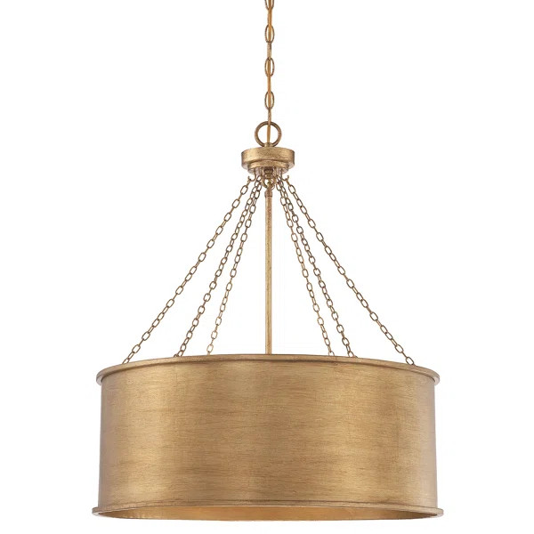 Crayton 6 - Light Shaded Drum Chandelier | Wayfair North America