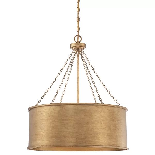 Crayton 6 - Light Shaded Drum Chandelier | Wayfair North America