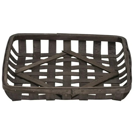 Hubert Square Chip Wood Tobacco Basket - 18 1/4 L x 18 1/4 W x 3 H | Walmart (US)