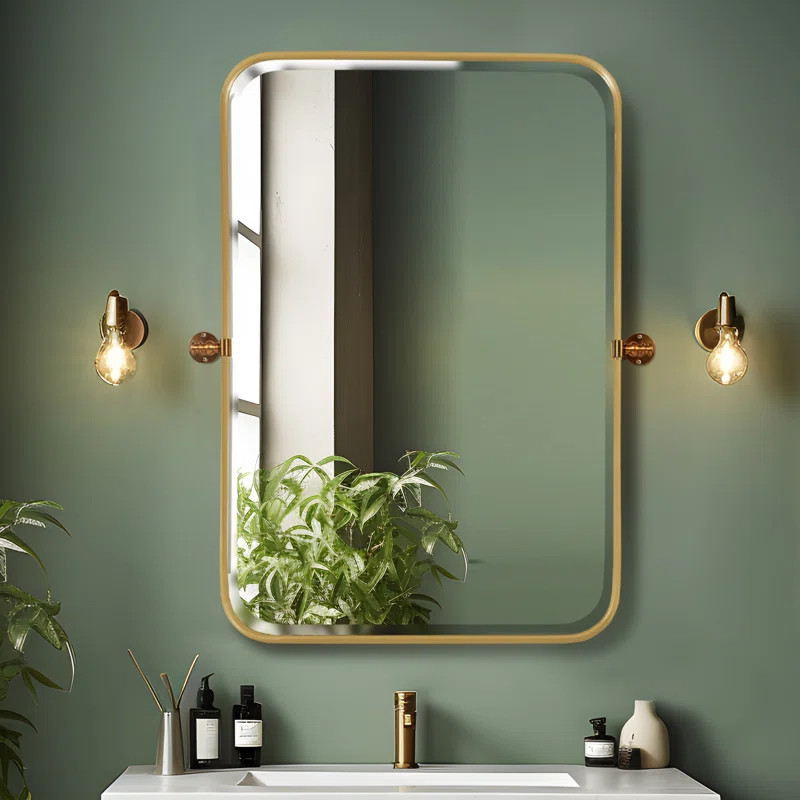 Orth Metal Rectangle Wall Mirror | Wayfair North America