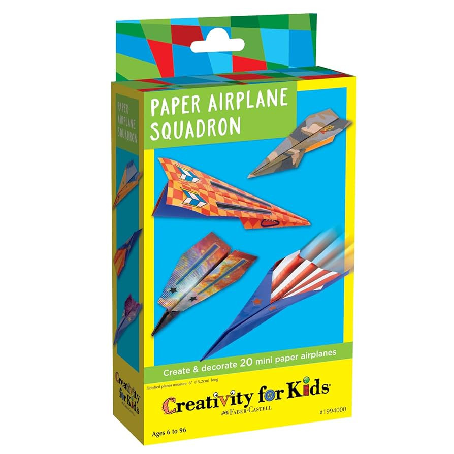 Creativity for Kids Paper Airplane Squadron - Create 20 Paper Airplanes, Crafts for Boys and Girl... | Amazon (US)