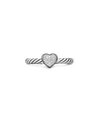 Petite Pavé Heart Ring with Diamonds | Bloomingdale's (US)