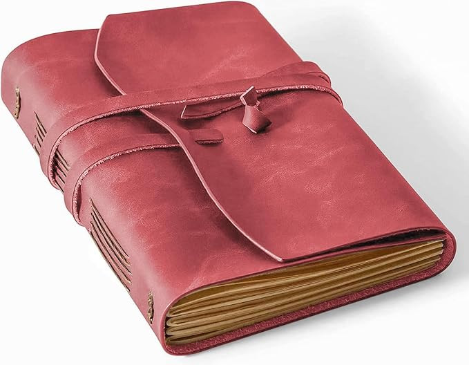 Leather Journal for Women - Genuine Leather Journals for Writing 5x7.1 Inch, Diary for Women, Art... | Amazon (US)