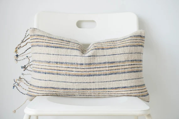 Tribal Hemp Hand Woven Natural Dye Color Pillow Cover | Etsy | Etsy (UK)