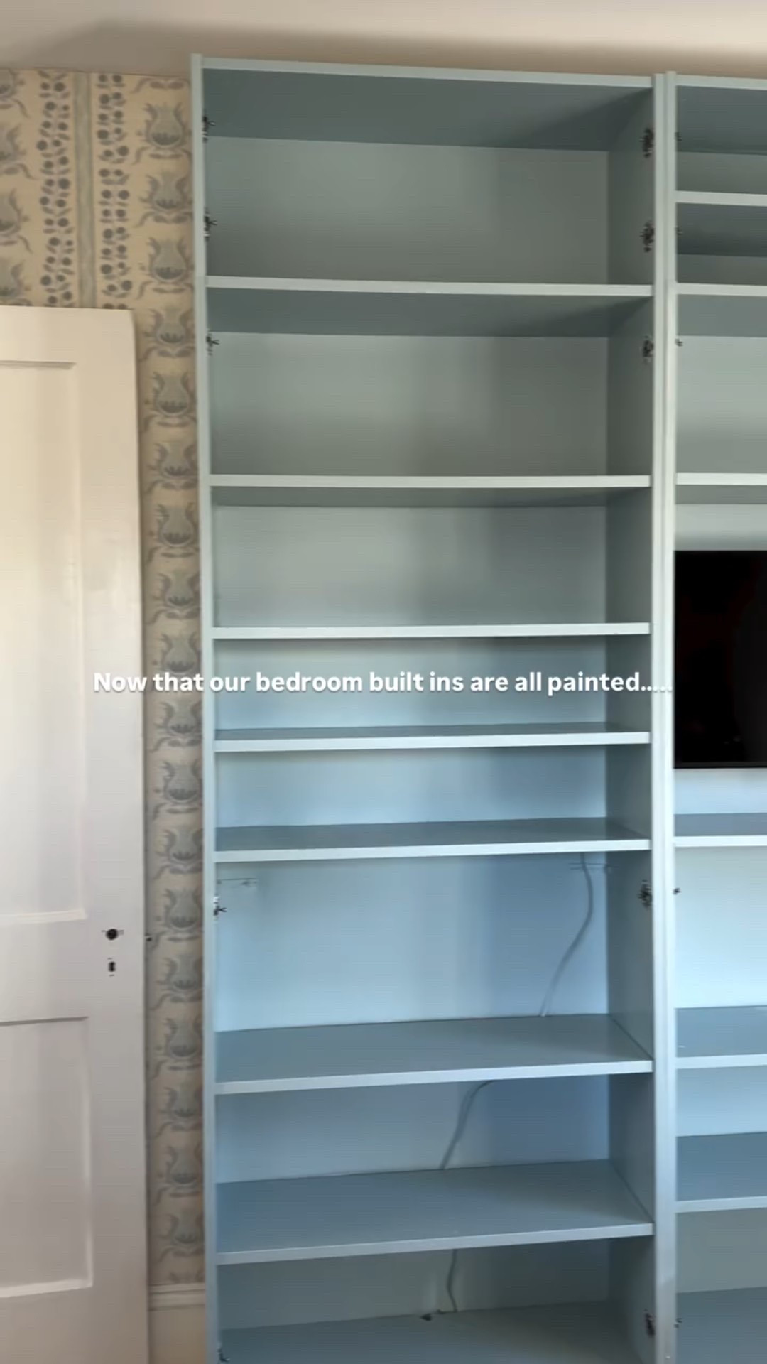 Bedroom reveal coming so soon!! I cannot wait to share this space with you 🙈