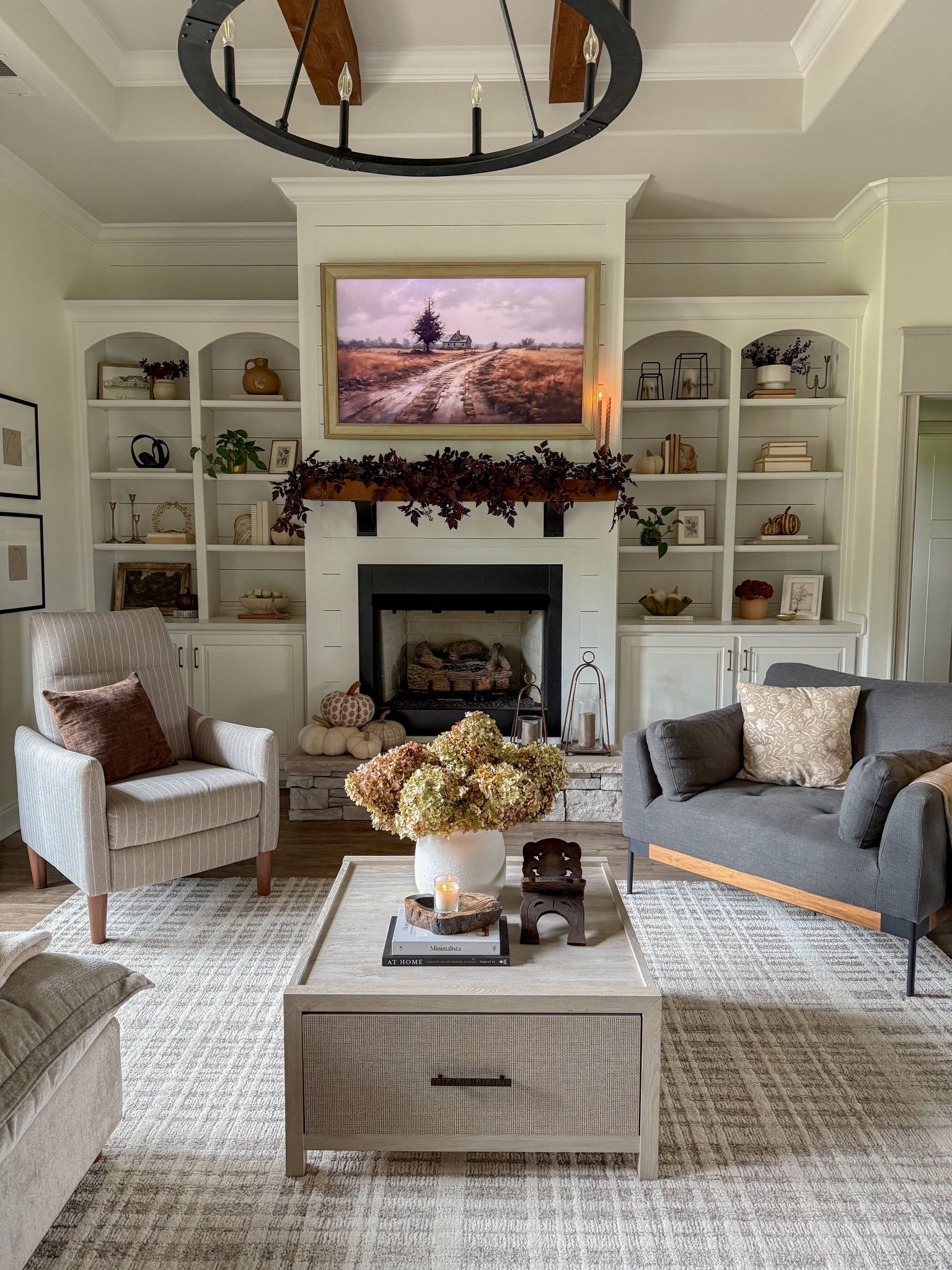 Fall vibes in the living room 

#LTKHome #LTKSeasonal #LTKFallSale