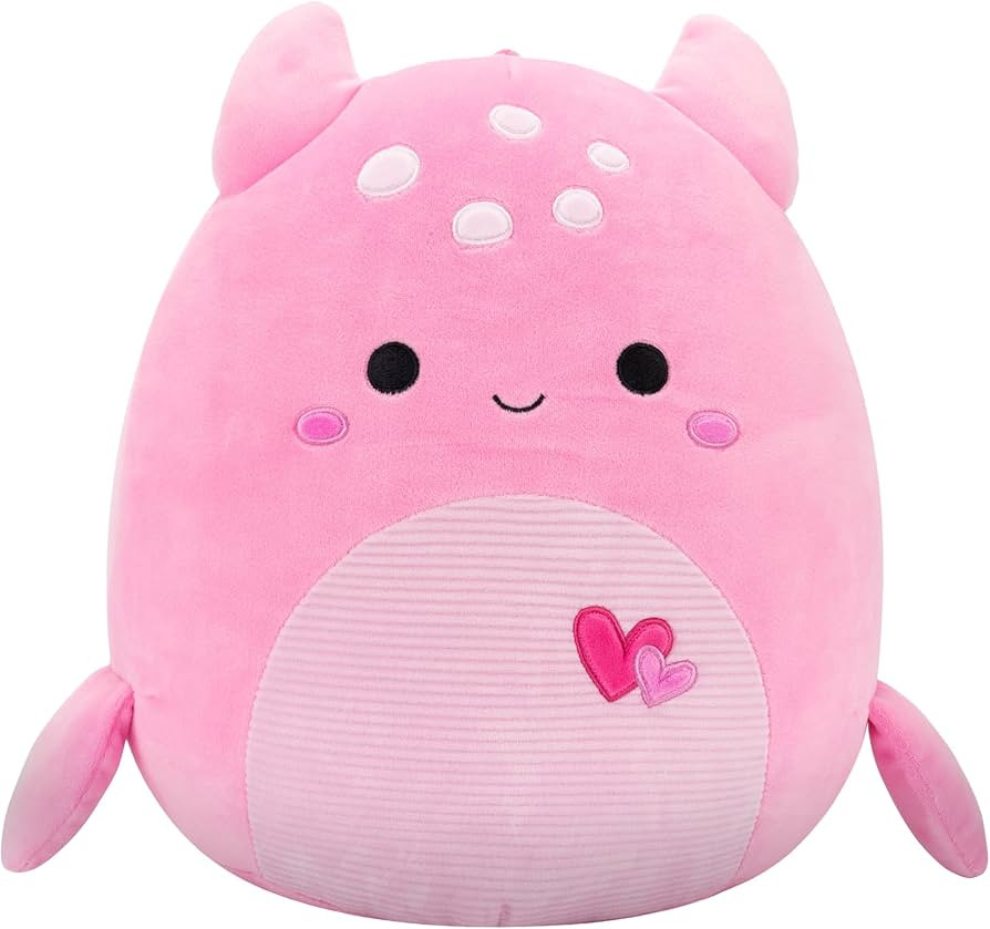 Squishmallows Original 12in Artin The Pink Loch Ness Monster with Hearts – Official Jazwares Va... | Amazon (US)
