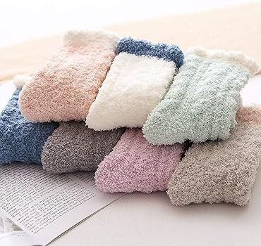 Century Star Womens Fuzzy Fluffy Cozy Warm Super Soft Slipper Socks Microfiber 3-8 Pairs Home Soc... | Amazon (US)