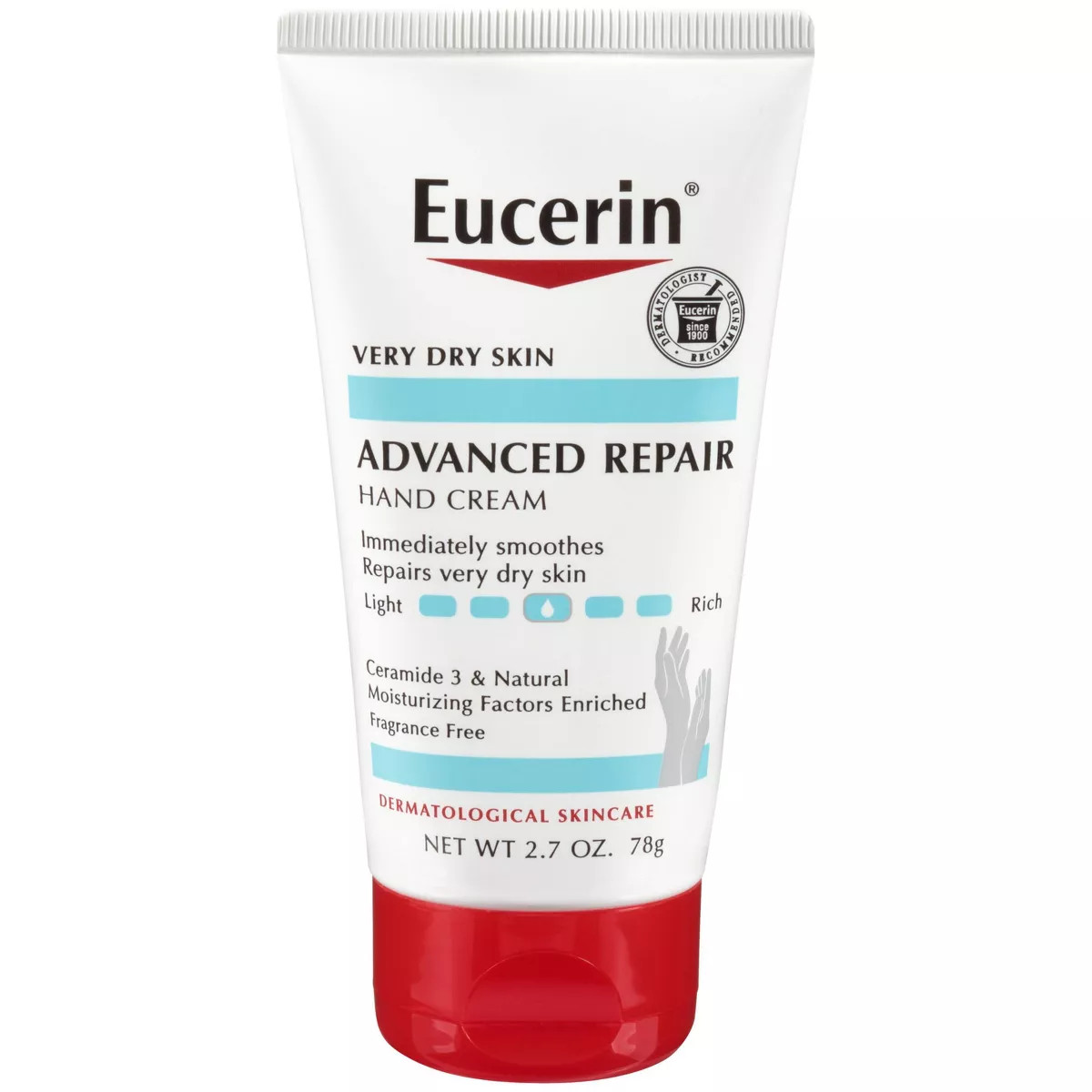 Eucerin Advanced Repair Hand Cream Unscented - 2.7oz/1ct | Target