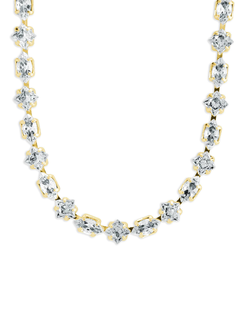 Kite Cut Tennis Necklace | Sterling Forever