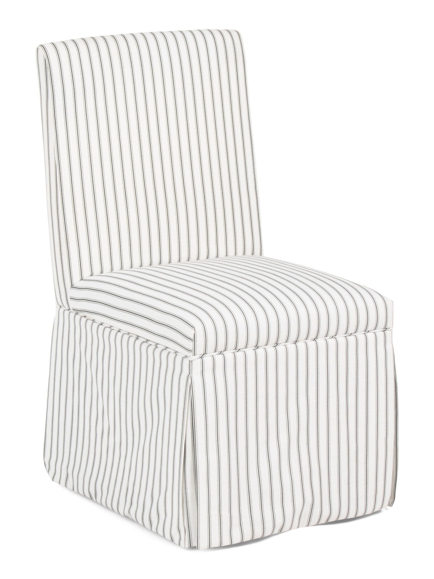 19x36 Striped Rolling Slipcover Dining Chair | TJ Maxx