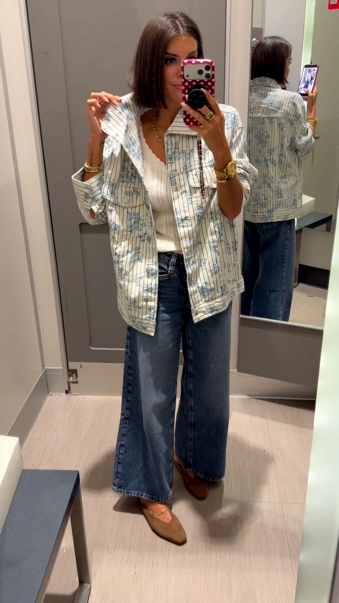 Love this new oversized Target jacket! Size xs in jacket and tank. Size 25 in jeans

#LTKSaleAlert #LTKSeasonal #LTKootd