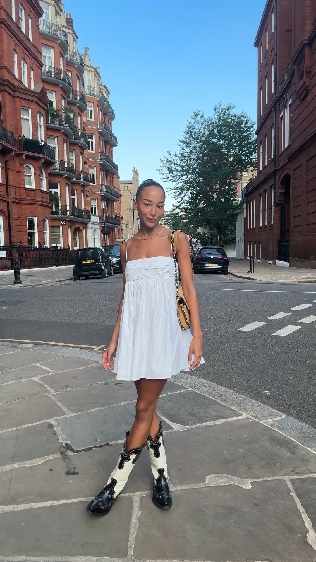 Summer, white dress, reformation, ganni, cowboy boots 

#LTKSummerSale #LTKluxury #LTKsummer