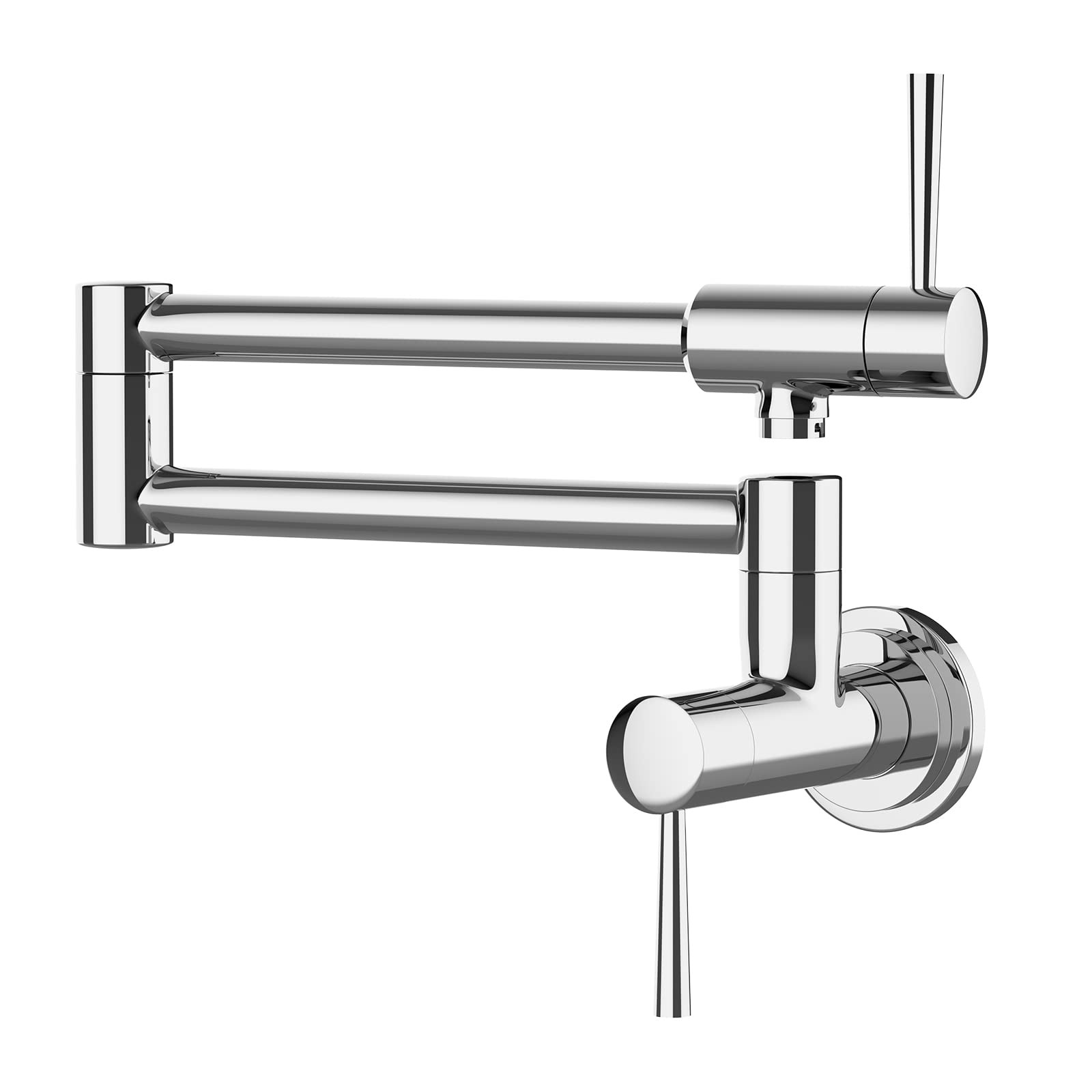 MSTJRY Pot Filler Faucet Polished Chrome Wall Mount Commercial Kitchen Faucets Stainless Steel St... | Amazon (US)