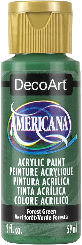 DecoArt Americana Acrylic Paint, 2-Ounce, Forest Green | Amazon (US)