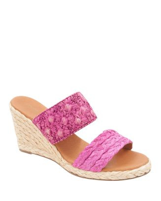 Andre Assous Women's Nolita Raffia Espadrille Wedge Sandals  | Bloomingdale's Shoes All Shoes | Bloomingdale's (US)