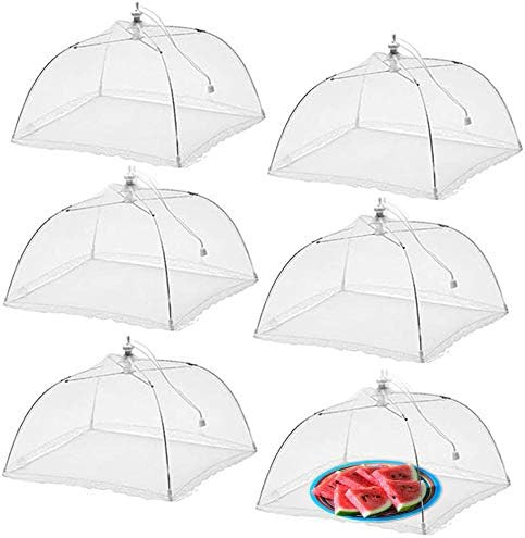 Simply Genius (6 pack) Large and Tall 17x17 Pop-Up Mesh Food Covers Tent Umbrella for Outdoors, S... | Amazon (US)